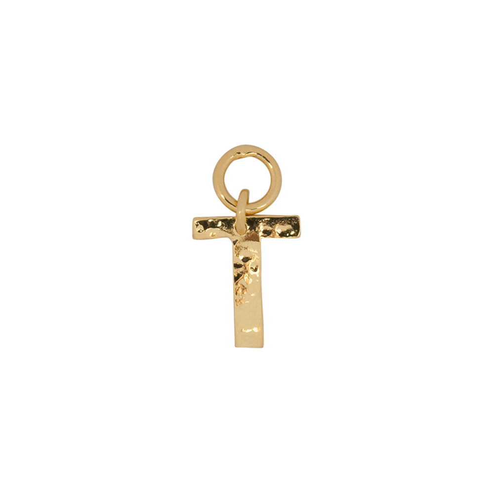 Letter Charm gold