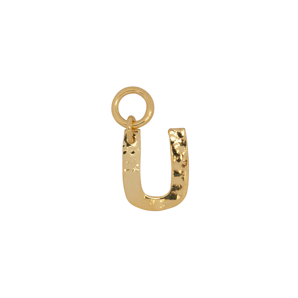 Letter Charm gold