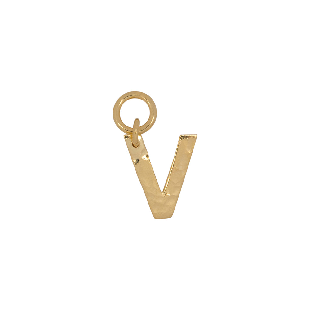 Letter Charm gold