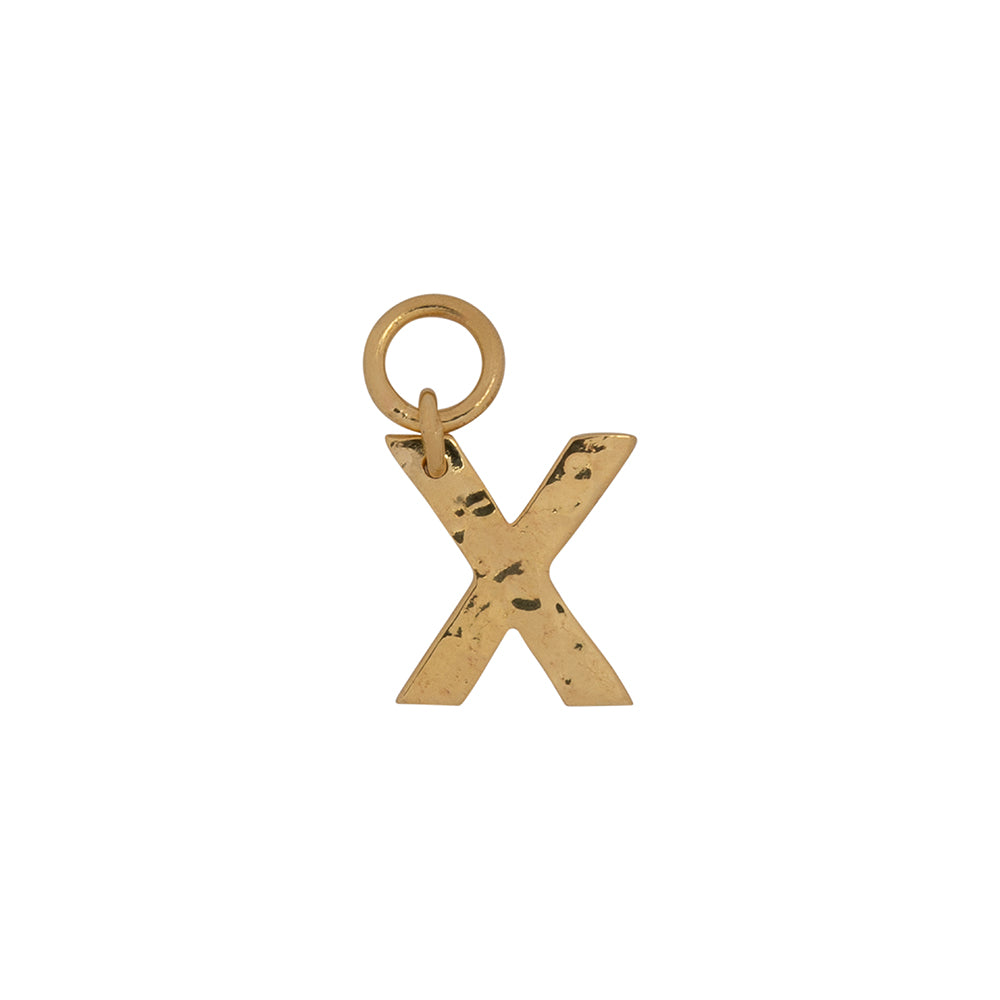 Letter Charm gold