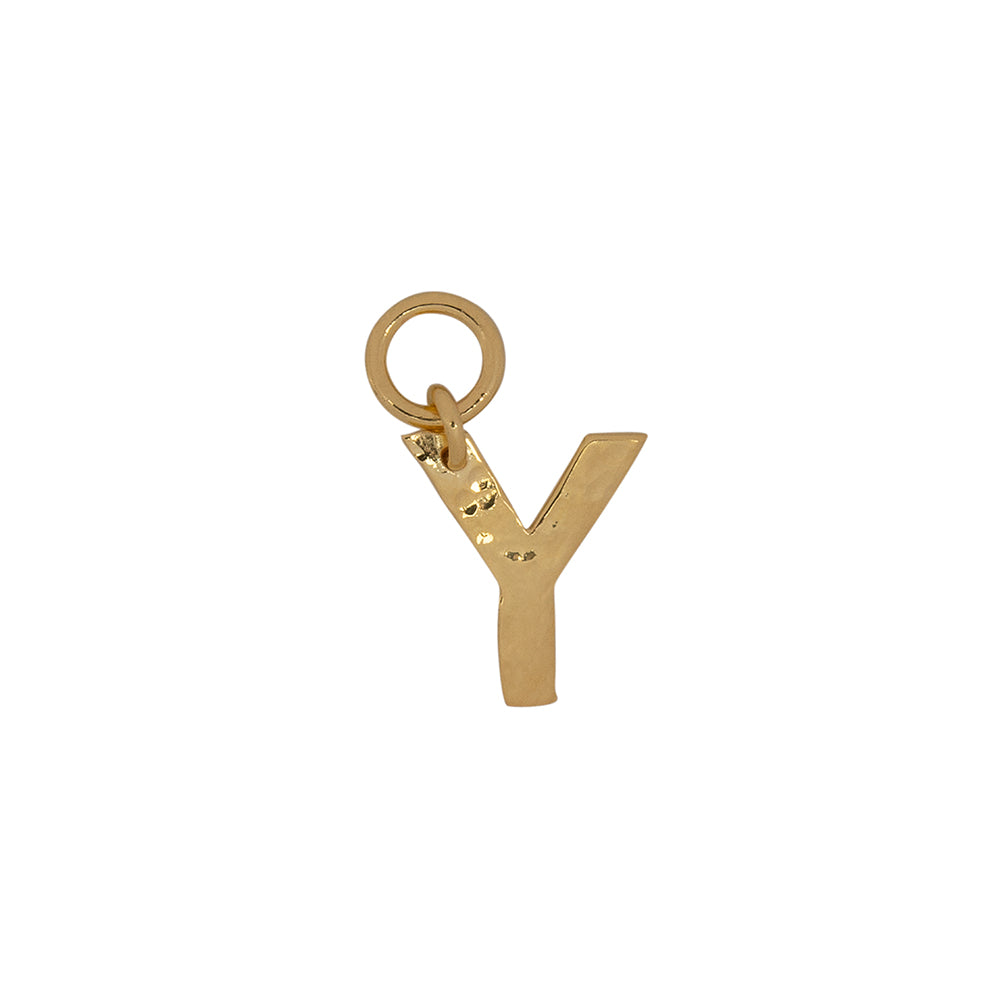 Letter Charm gold