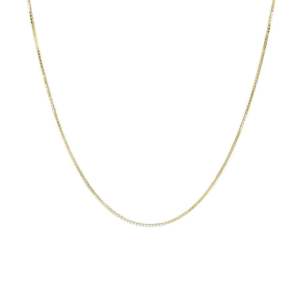 Box Necklace Gold