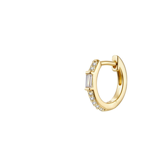 Zirconia hoop gold