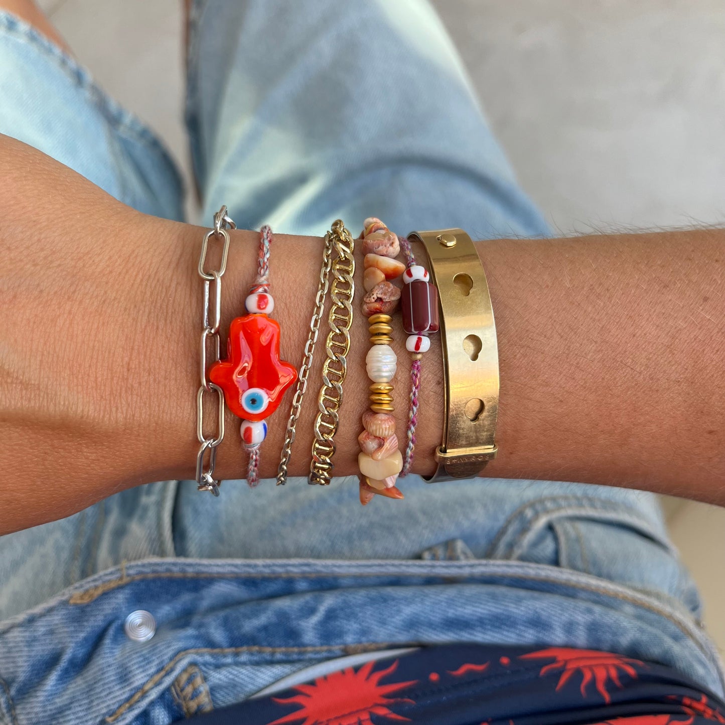 Hamsa bracelet