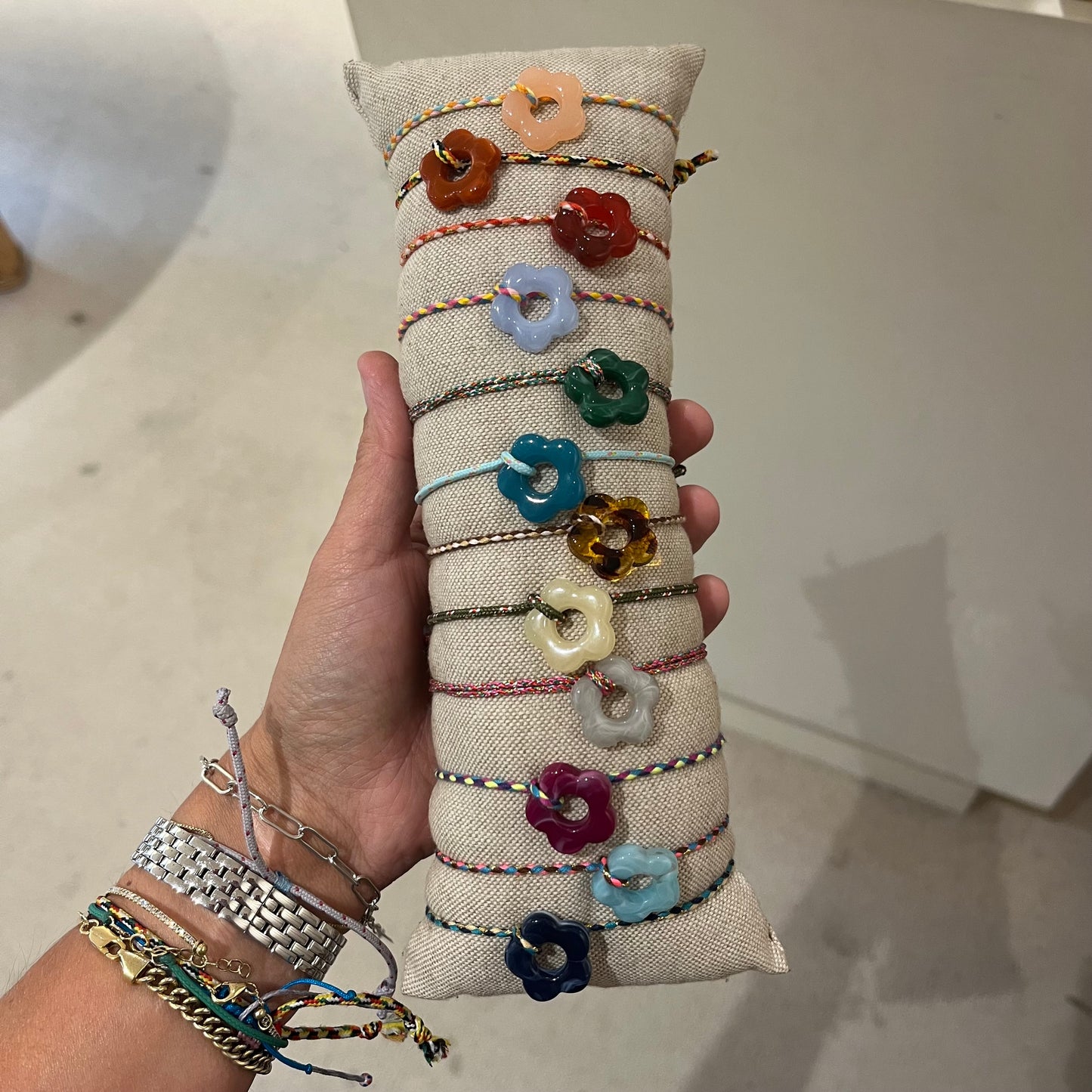 Flower bracelet