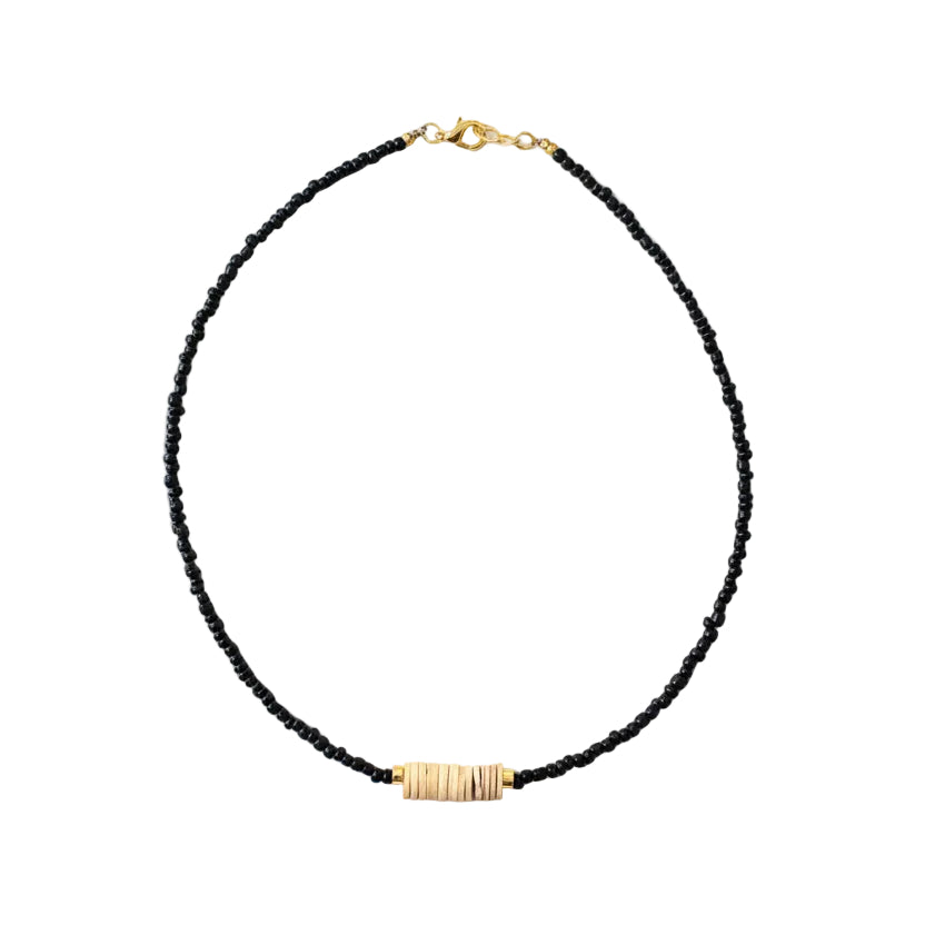 dark blue surf necklace