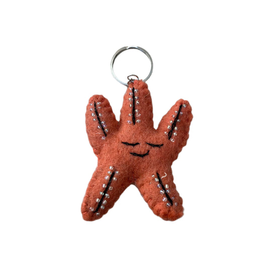 Starfish key chain