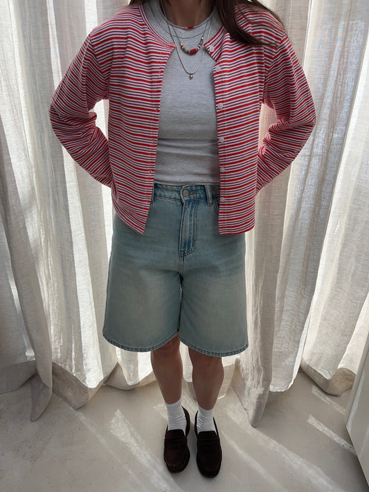 Striped cardigan
