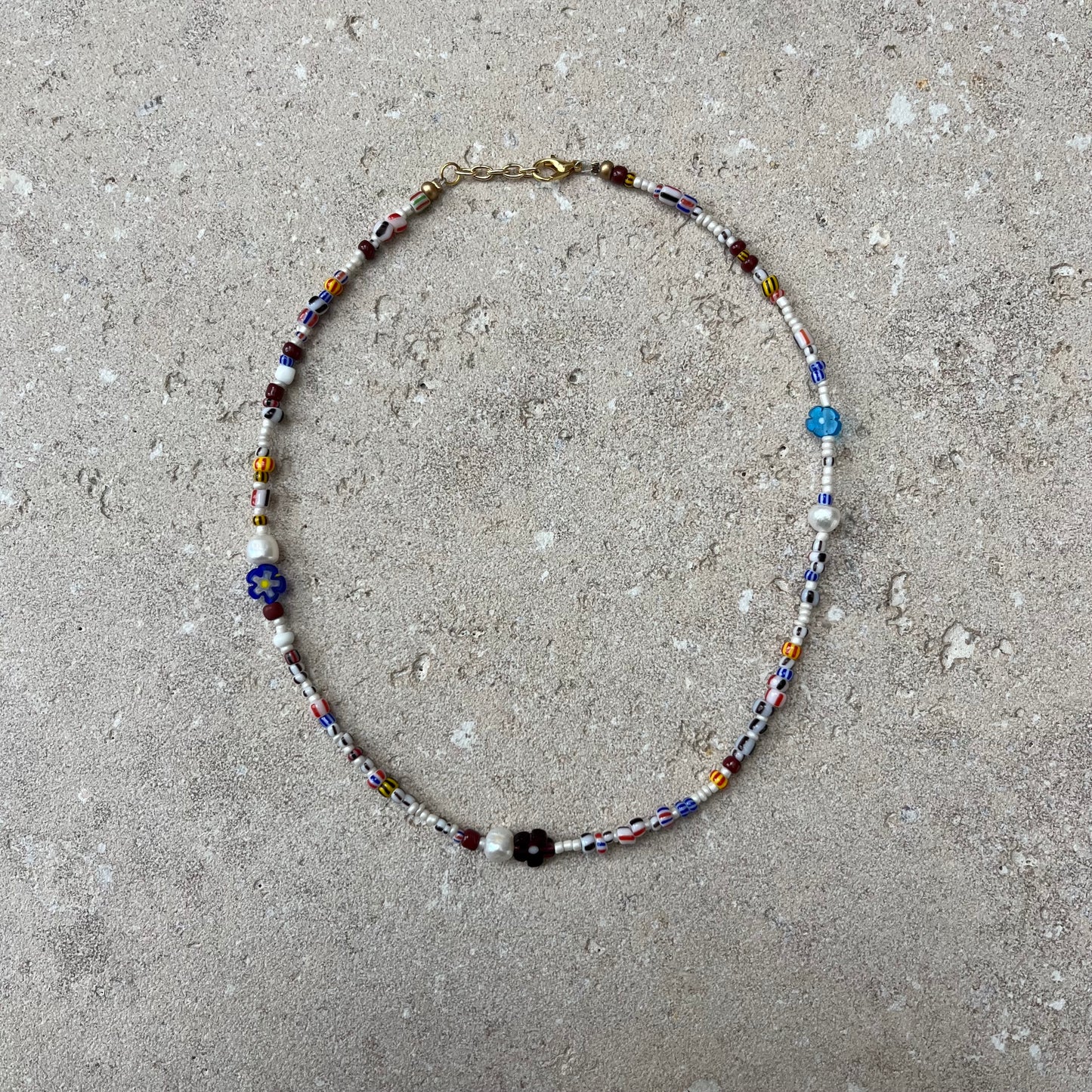 Miyuki pearl necklace