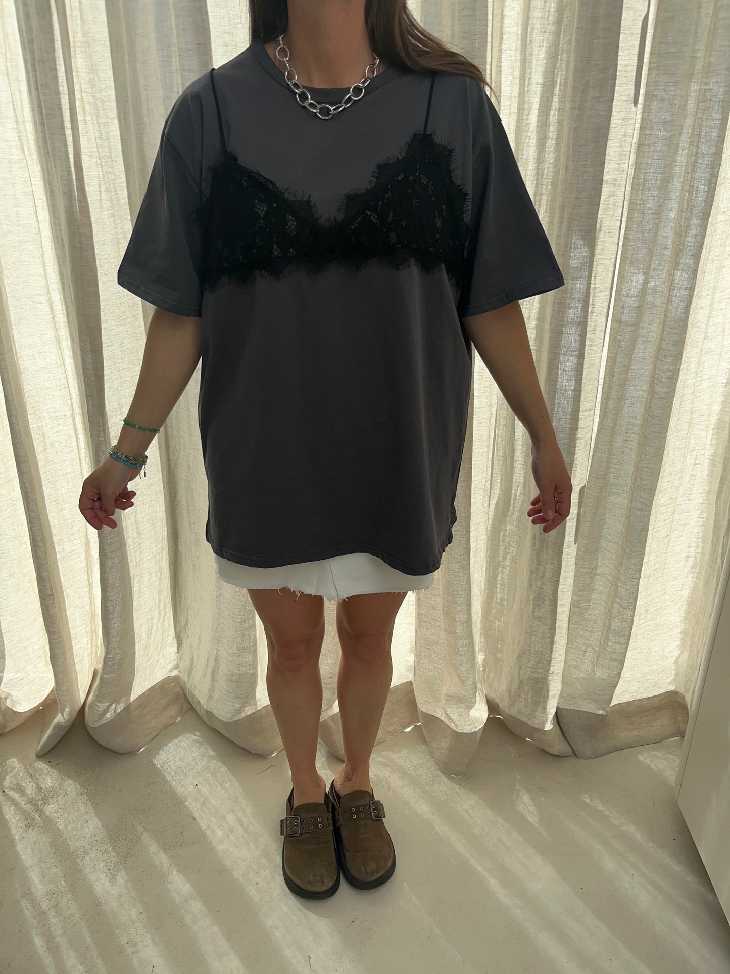 Lace tee