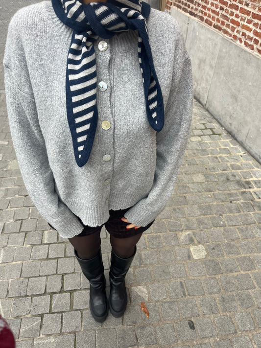 Grey cardigan