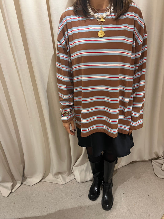 Boxy tee brown