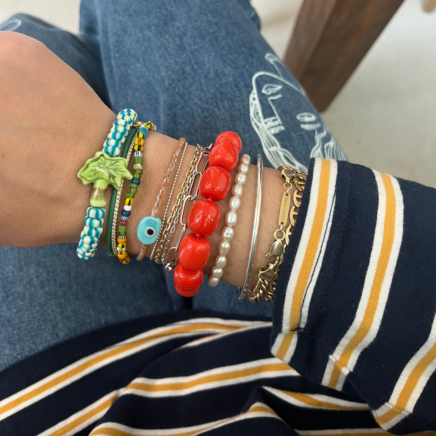 Striped bracelet