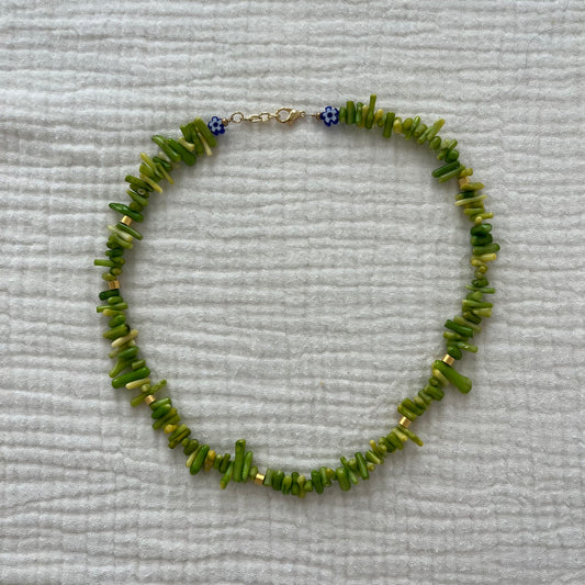 Green necklace