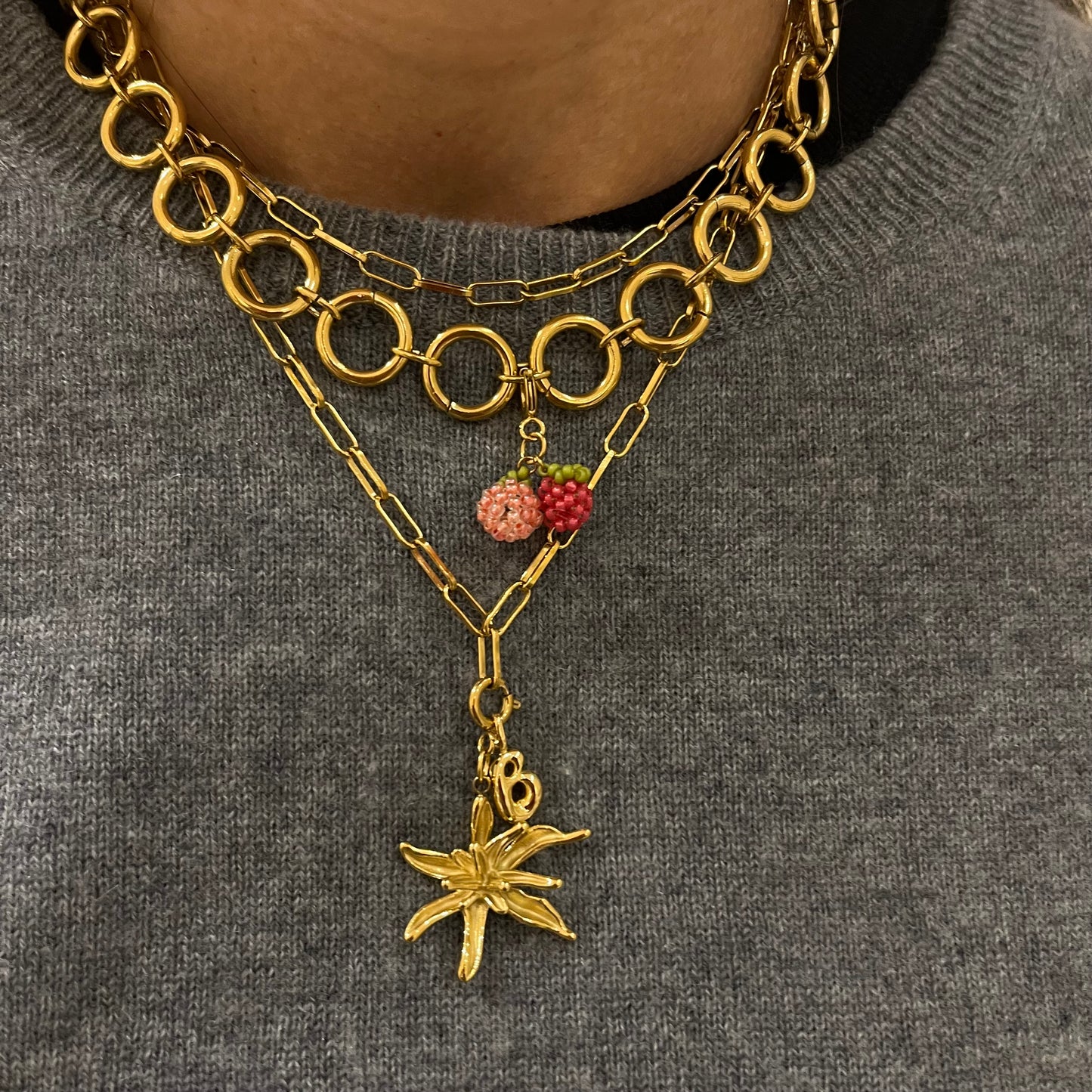 Flower charm