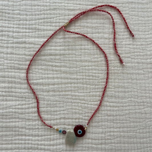 Stone eye necklace