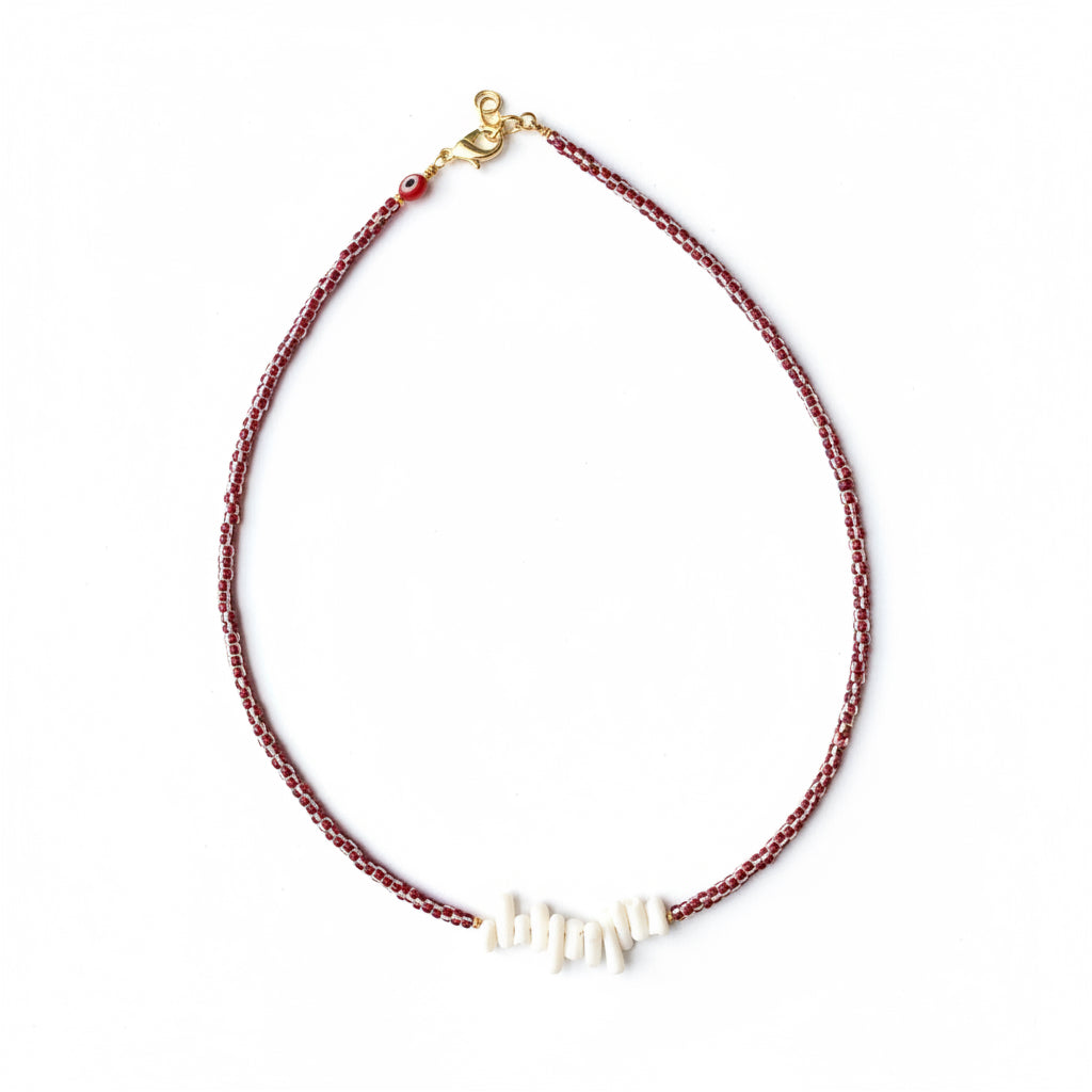 Miyuki surf necklace