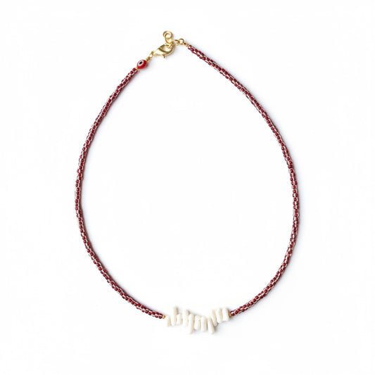 Miyuki surf necklace