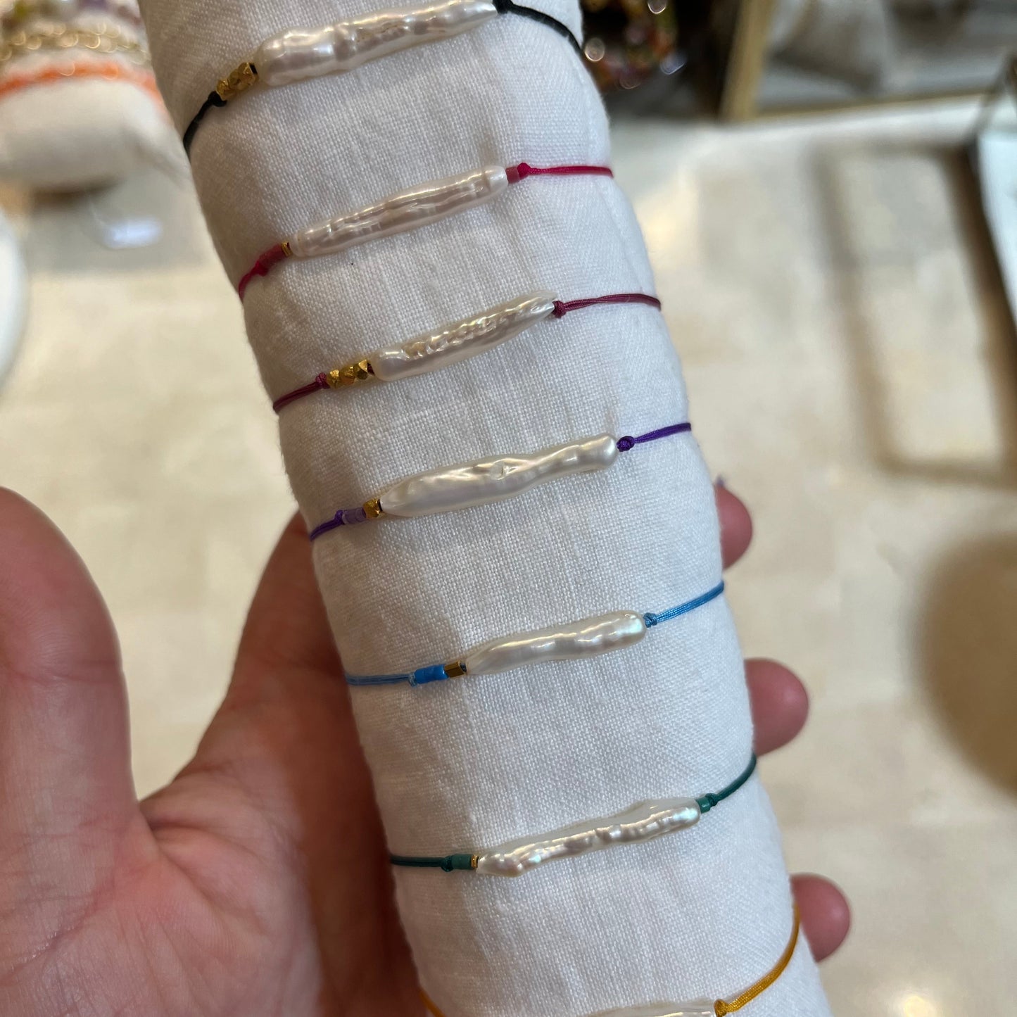 Just a pearl bracelet