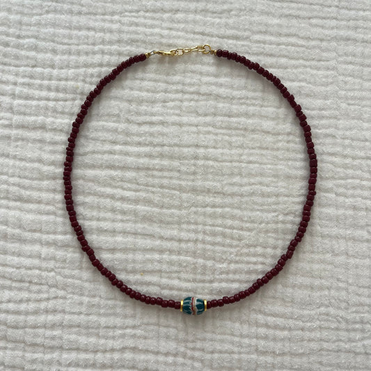 Circus bead necklace