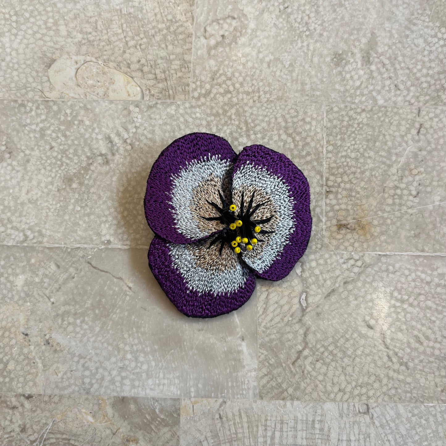 Flower brooch