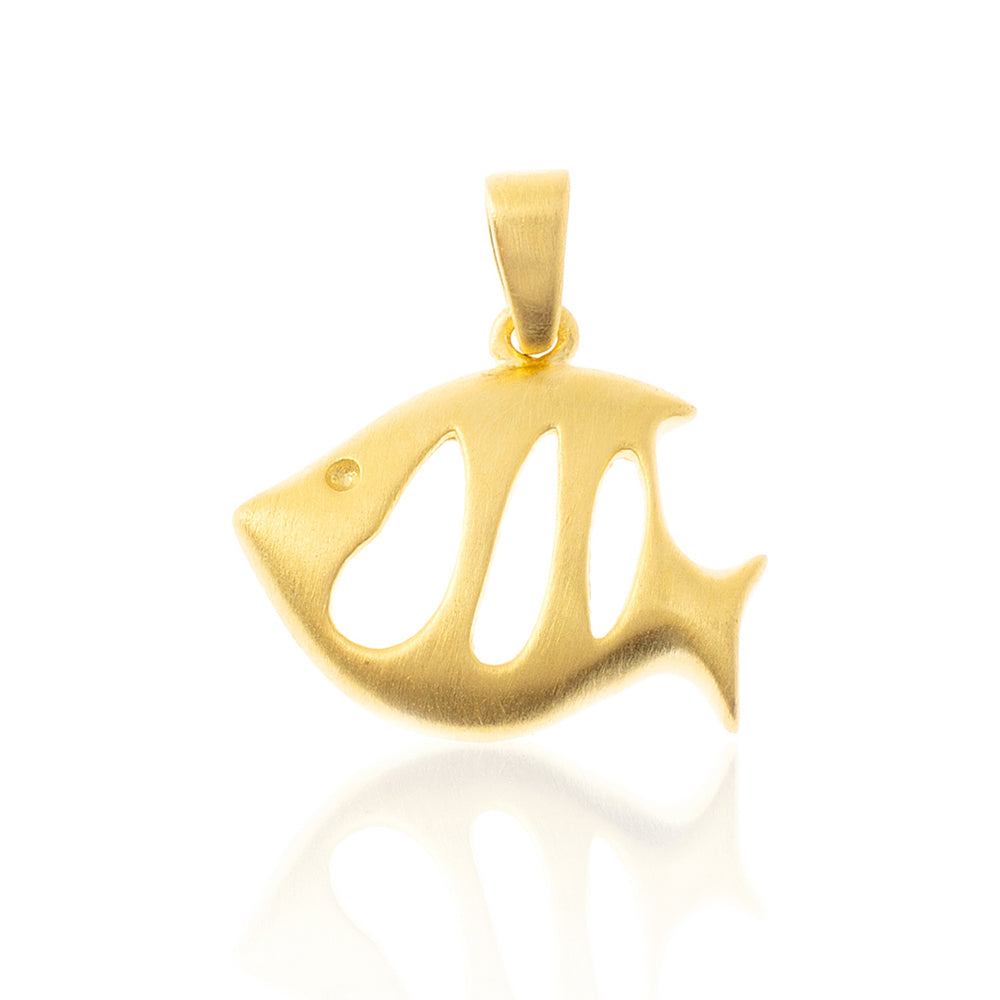fish charm gold