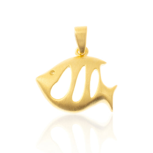 fish charm gold