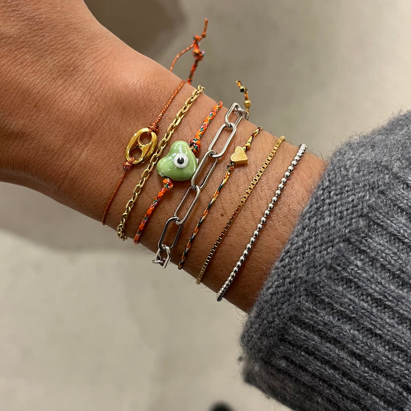 tiny heart bracelet