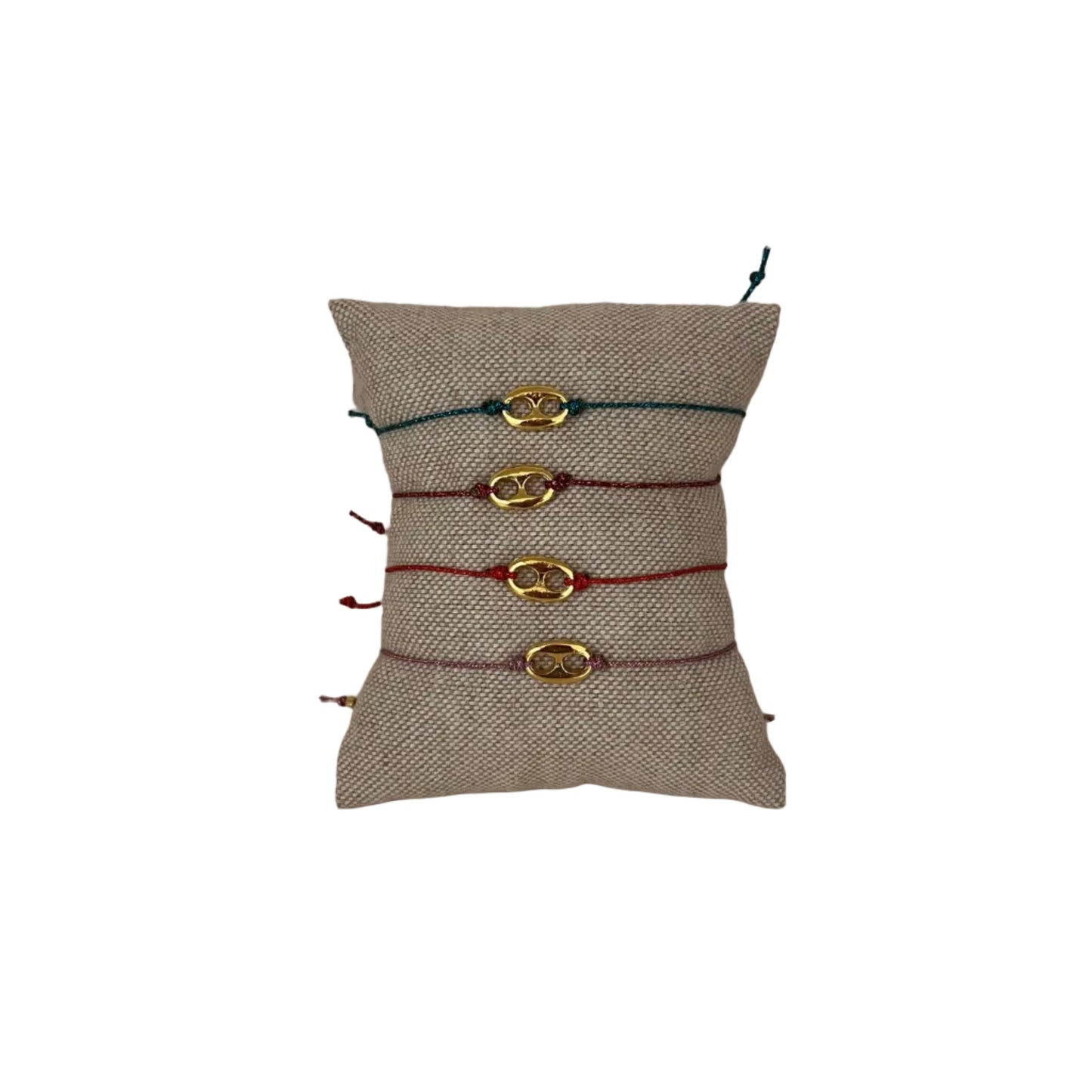 Metallic link bracelet