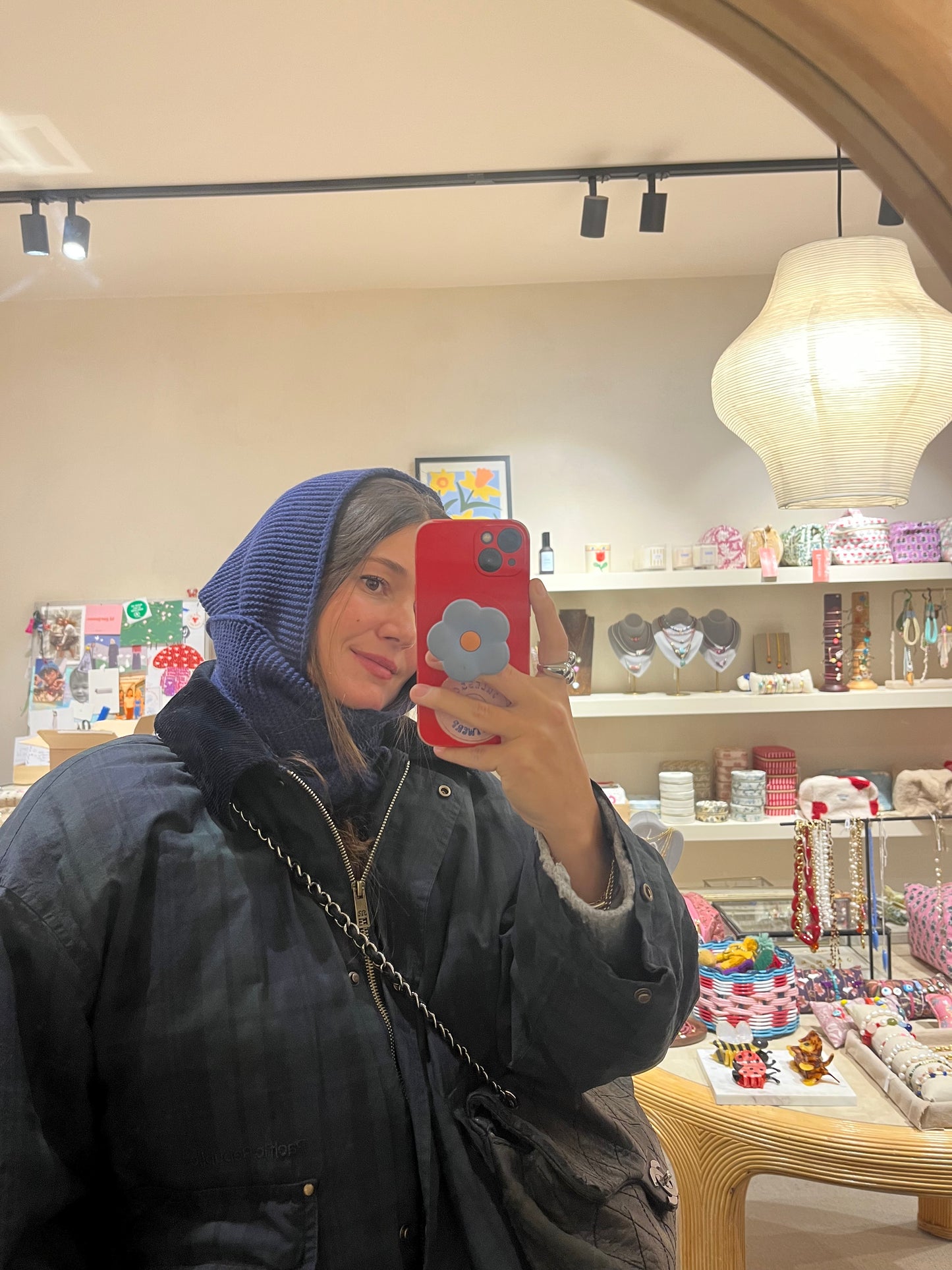 Balaclava scarf navy