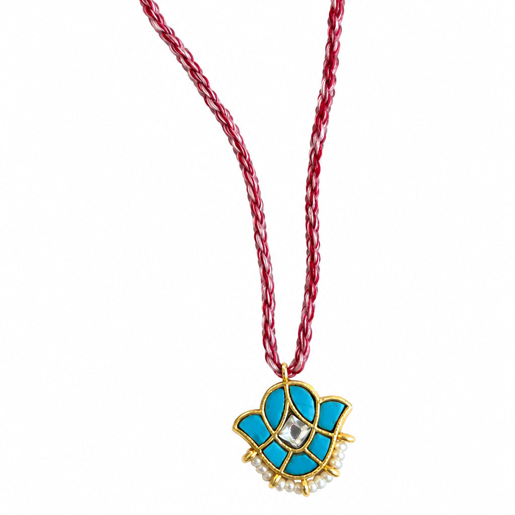 Long flower necklace