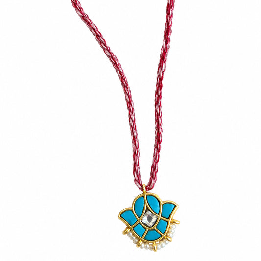 Long flower necklace