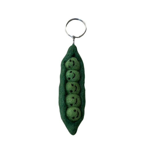 Peas key chain