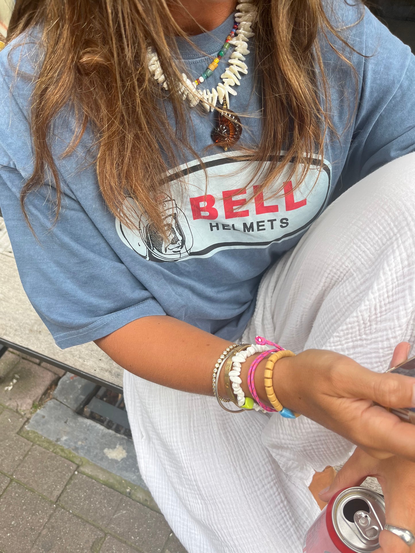 blue tee