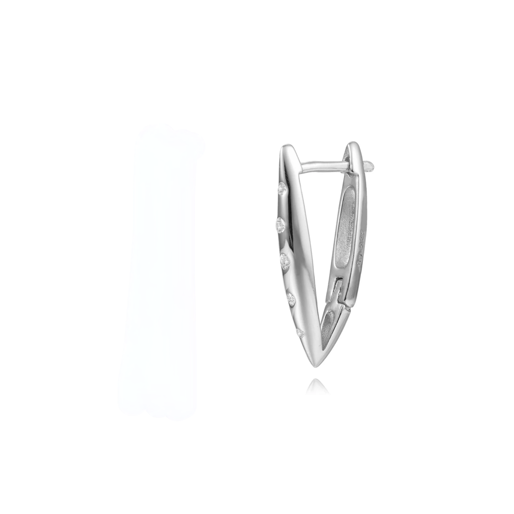 Triangle hoop silver (20 mm)