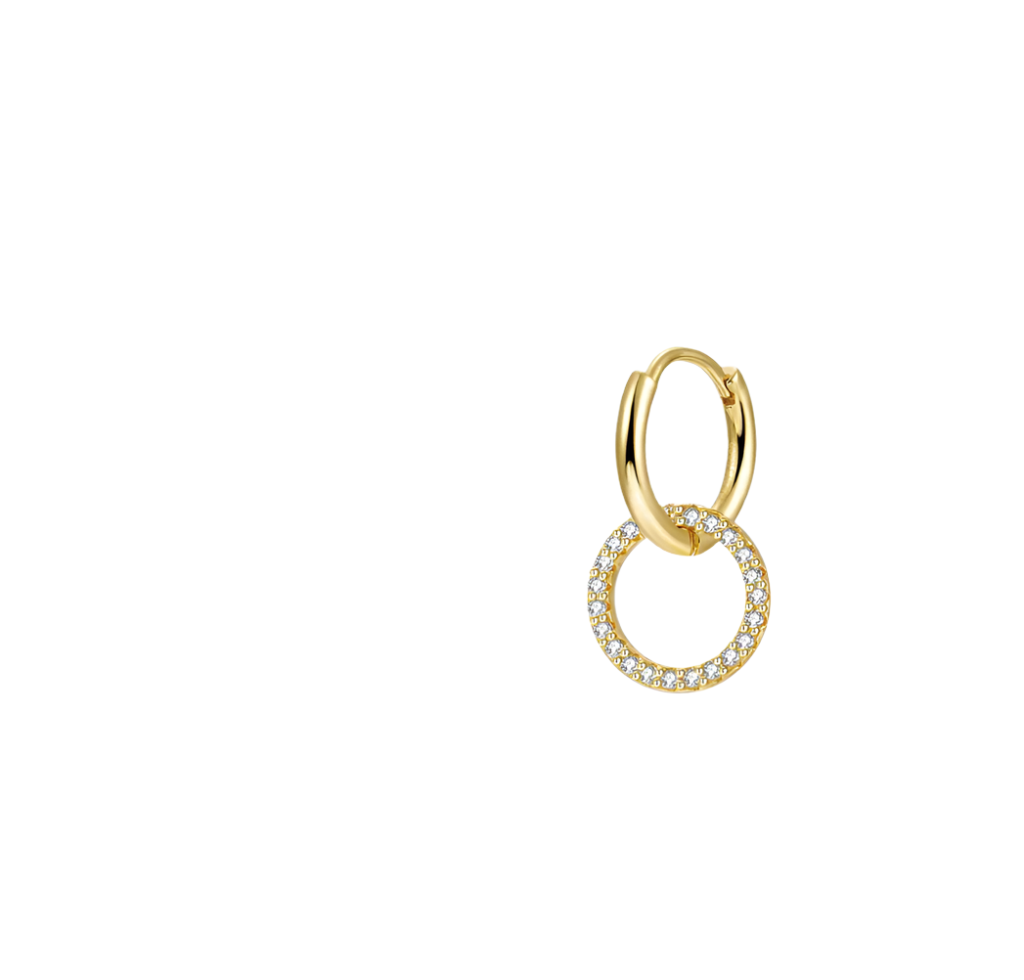 Double hoop gold