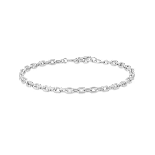Medium chain bracelet silver