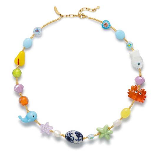 Lucky crab necklace