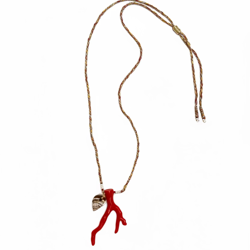 red coral necklace