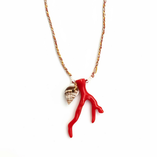 red coral necklace
