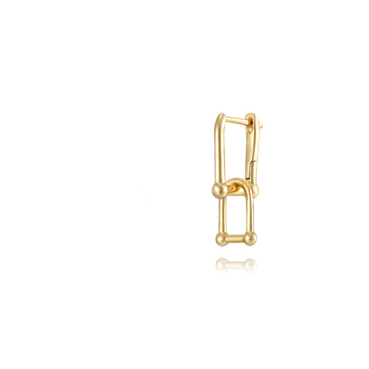 Square hoop gold