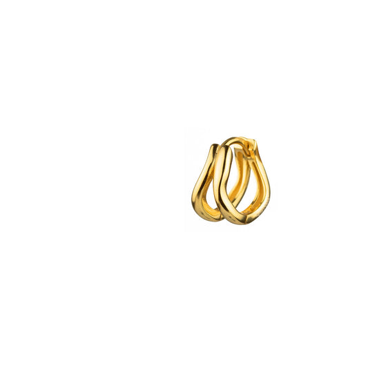 Double hoop gold