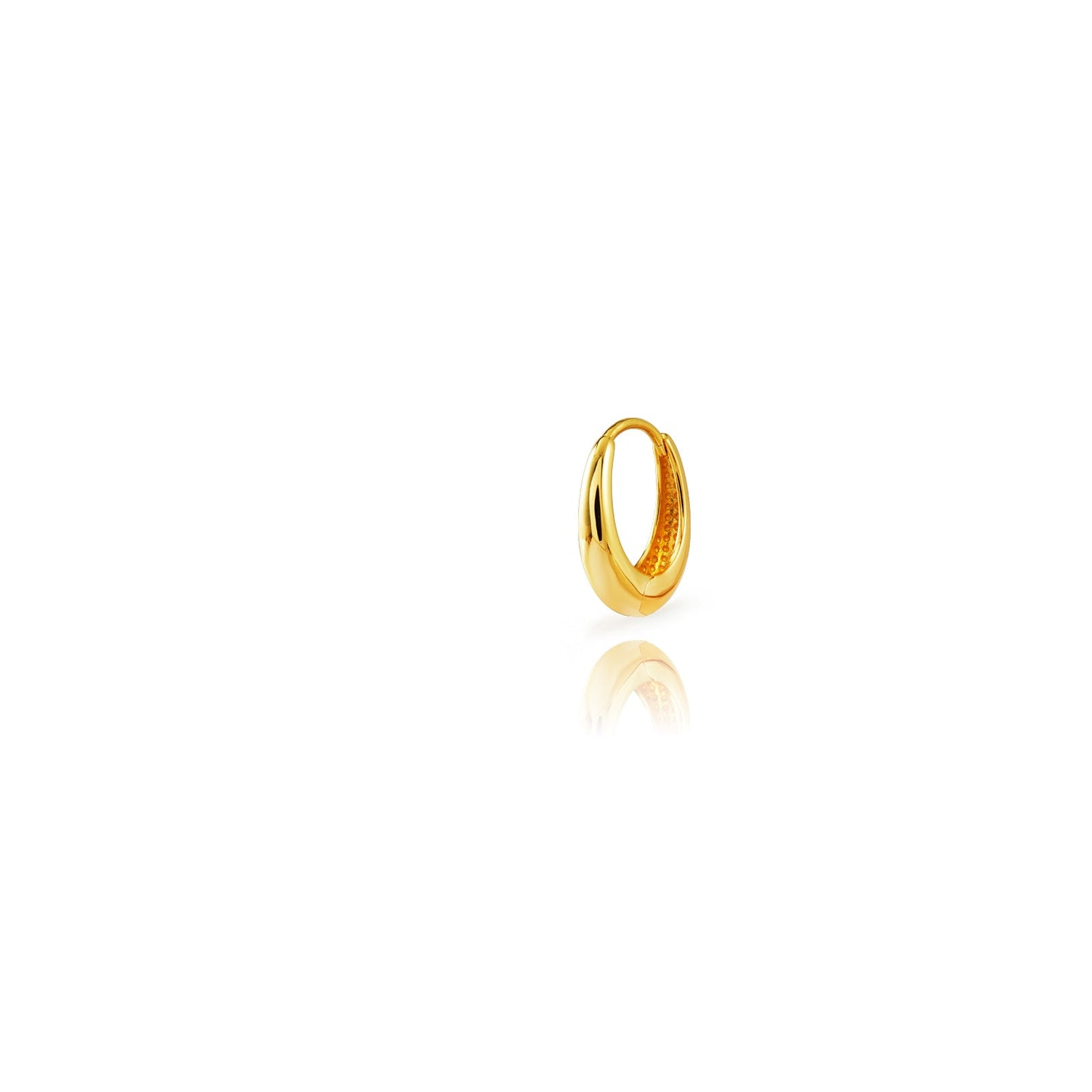 Ellipse Hoop gold (S)