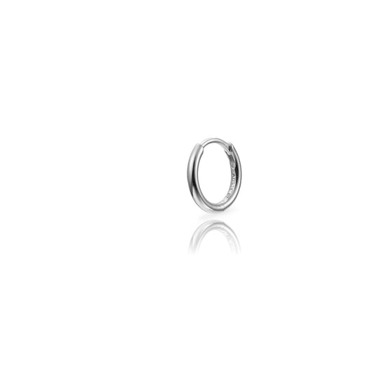 Simple hoop silver (13 mm)