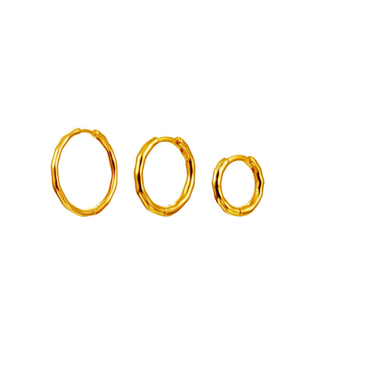 Bamboo hoop gold