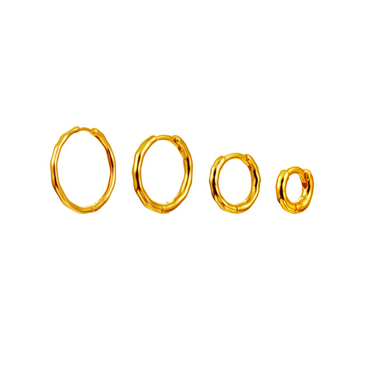Bamboo hoop gold