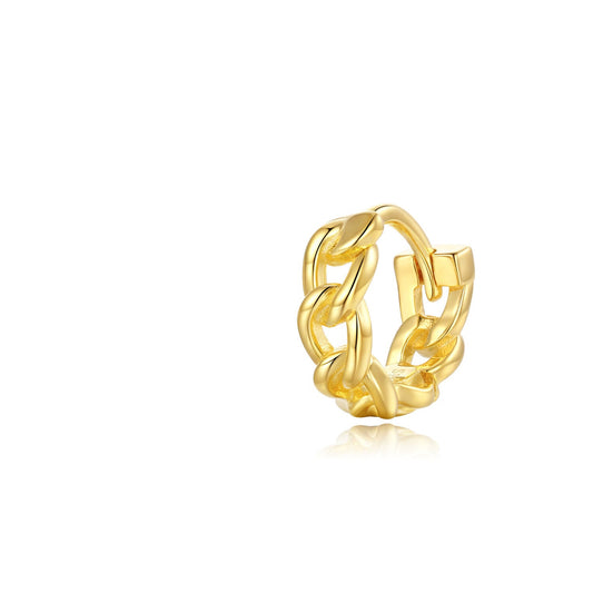 chain hoop gold