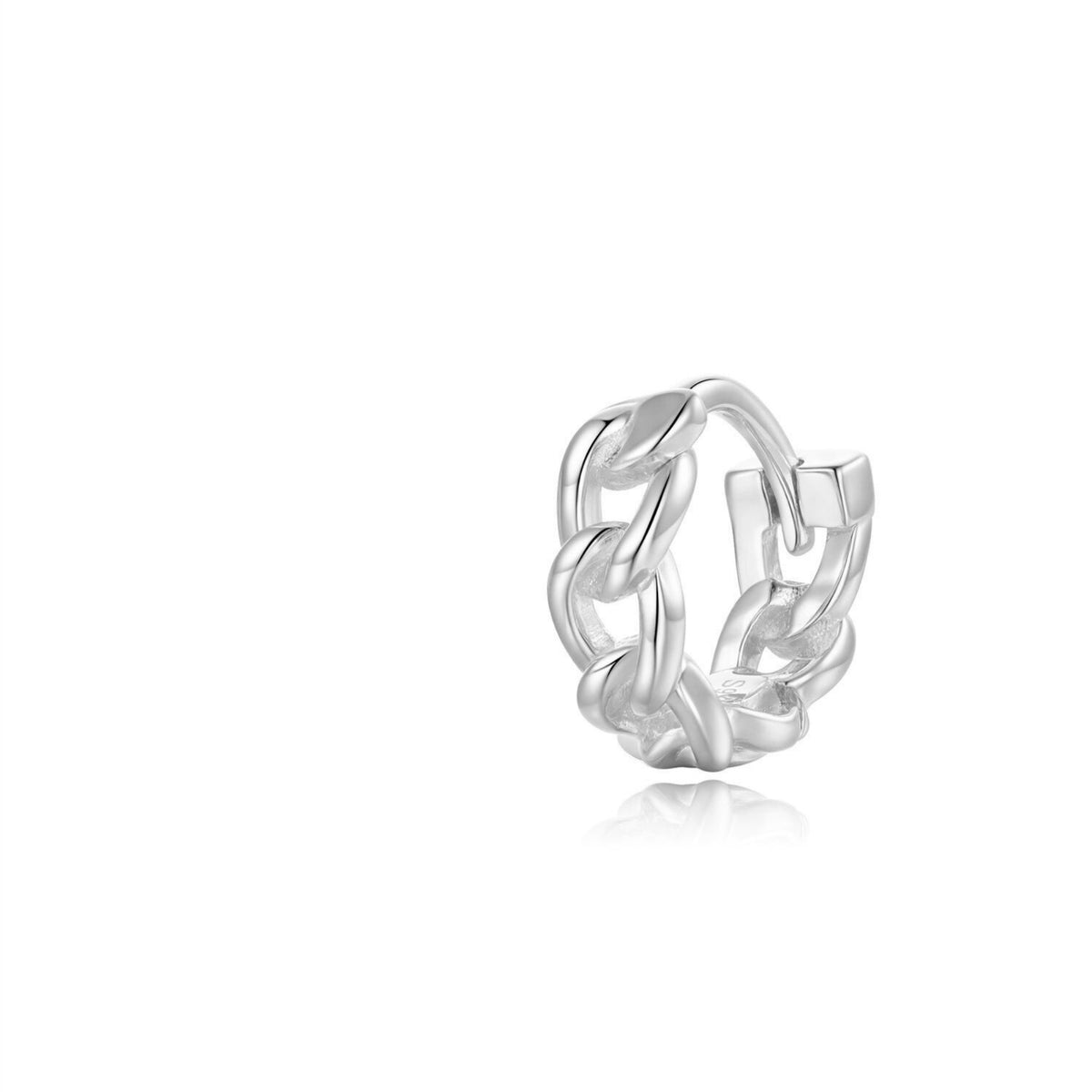 chain hoop silver