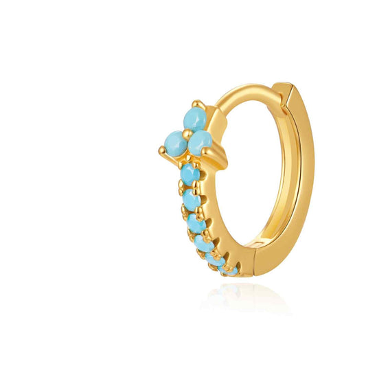 Turquoise hoop