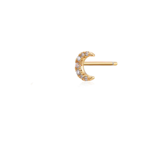 moon stud gold
